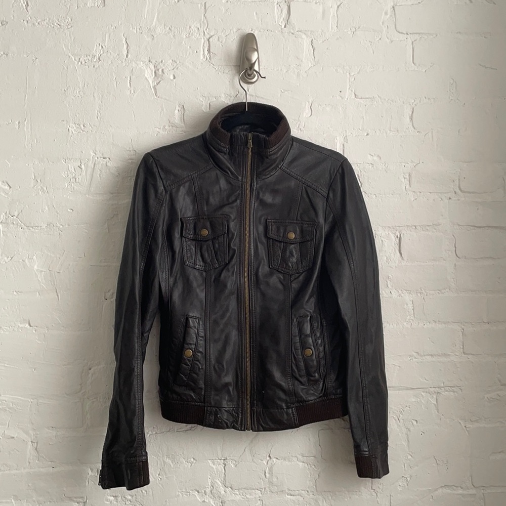 Guess Leather Jacket S